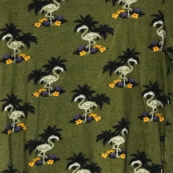 W X Y Z men's short sleeve tee with crank motif army green Size: M - Picture 3 of 6